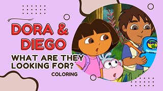 Dora the Explorer, Diego and Boots are looking for a Treasure. #doratheexplorer