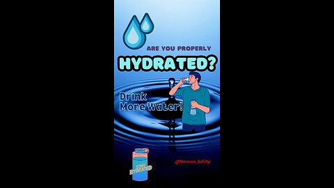 HYDRATION 101; Are you properly Hydrated?? #Hydration #Water #Heatstress