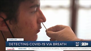 Detecting COVID-19 via breathing