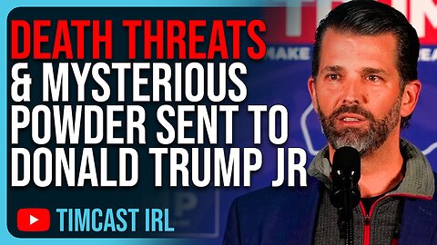 DEATH THREATS & Mysterious Powder Sent To Donald Trump Jr, Hazmat Crews DEPLOYED