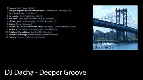 DJ Dacha - Deeper Groove (Jazzy Soulful Deep House Mix)
