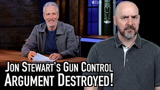 Jon Stewart's Gun Control Argument Destroyed!