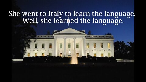 Donald Trump Quotes - She Went to Italy to Learn...