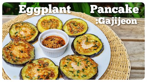 Eggplant pancake 🍆 Korean Side Dish