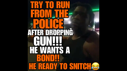 400 Pound Rapper Tries To Run From Officers After Dropping Gun!