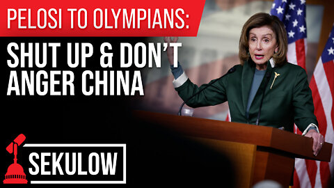 Pelosi To Olympians: Shut Up & Don’t Anger China