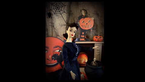 Vintage Barbie and Skipper Dolls Wish you a Happy Halloween! - India Havenwyck Animation