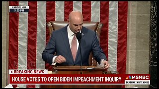 House votes to open an impeachment inquiry into President Biden