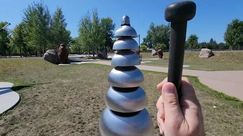 Visiting Wahpeton North Dakota - Prairie Rose Carousel and Sculptures