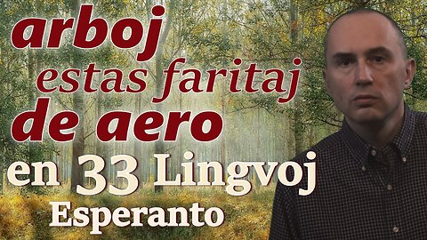 Trees Are Made of Air - in ESPERANTO & other 32 languages (popular biology)