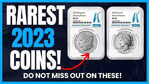 HOTTEST COIN RELEASE in 2023 will be these RARE Morgan Dollars and Peace Dollars!