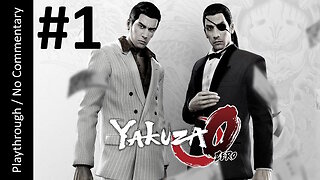 Yakuza 0 (Part 1) playthrough