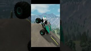 Monster Truck vs Giant Bulge #001 #shorts #beamng