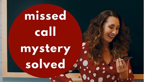 Solving the mystery of a missed call - REAL LIFE conversation in SPANISH