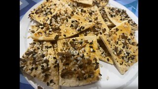Amazing Low Carb Crackers in 4 Minutes or Less