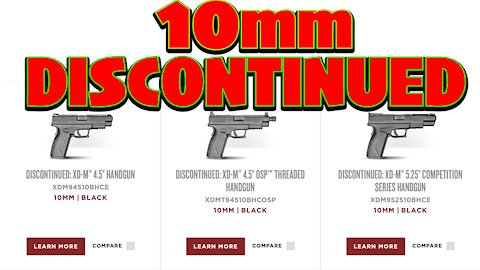 Springfield Armory jettisons ENTIRE FULL SIZE 10MM XDM lineup: GOODBYE XD-M 4.5", 4.5" OSP, 5.25"