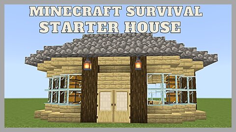 minecraft house tutorial, minecraft house ideas, minecraft starter house, 01 #minecraft