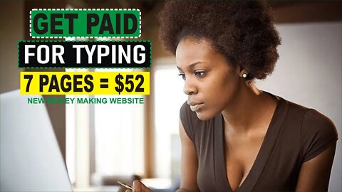 Online Typing Job 💵 WRITE 7 PAGES AND EARN $52 | Typing Jobs From Home