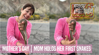 Road Cruising For Snakes On Mother's Day | Mom Holds Her First Snakes