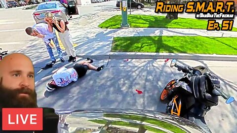 🔴LIVE: Motorcycle Crash Reviews & Class / Motostars Review / Riding S.M.A.R.T. 51