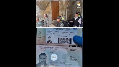 Turkish Tourist Attempts to Stab jEEW Soldier in Occupied Jerusalem