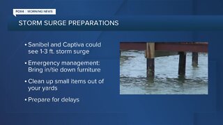 Rain moves in, storm surge a possibility