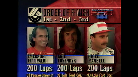 May 30, 1993 - Ed Sorensen Recaps the Indianapolis 500 for WRTV