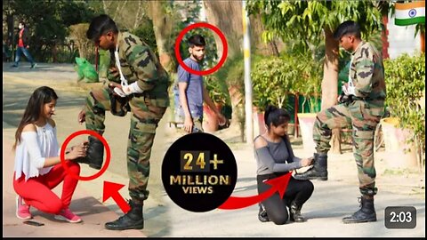 AN INJURED SOLDIER PEOPLE HELP OR NOT || A SOCIAL EXPERIMENT || ARMY PRANK IN INDIA Diary of vipin