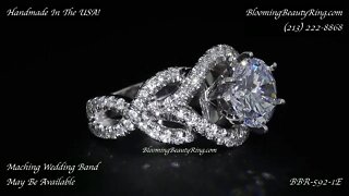 BBR 592-1 Engagement Ring By Blooming Beauty Ring Company
