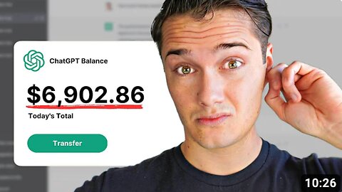 HOW TO MAKE MONEY ONLINE With ChatGPT AI Bot ($100/day)