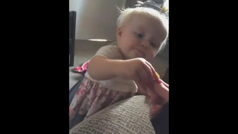 Toddler tries jalapeno pepper for first time
