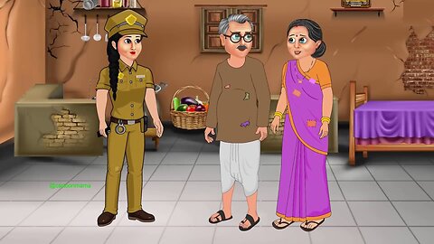 करुणा बानी पुलिस अधिकारी_-karuna bani police officer || hindi cartoon ||