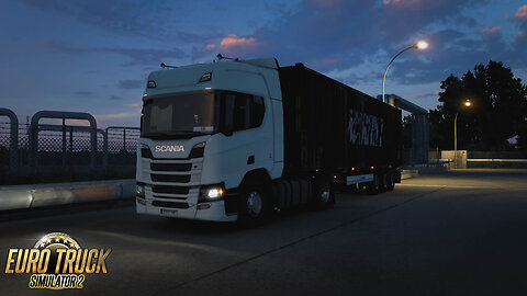 ETS2 | Scania R 500 | Tarragona ES to Barcelona ES | Carbon Black Powder 7t