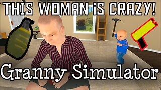 I'm a Baby Fighting the WORST Babysitter EVER! - Granny Simulator
