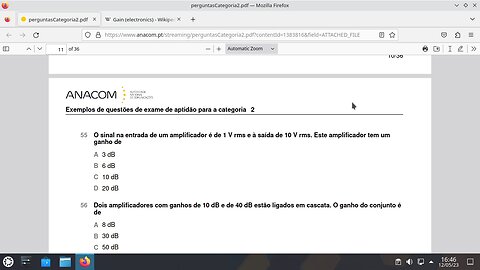 Preparação para o exame de rádio-amador de categoria 2 - Parte 3