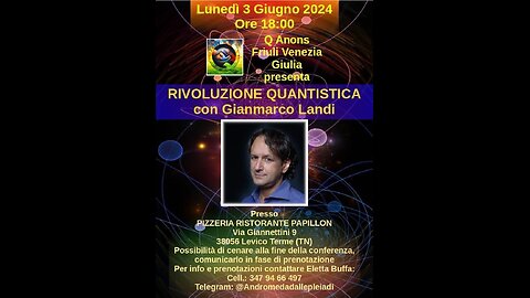 Gianmarco Landi - Levico Terme 03.06.2024 - Rivoluzione quantistica Pt. 1