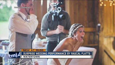 Rascal Flatts shocks Wisconsin couple at wedding