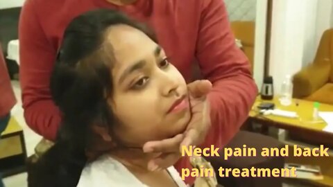 Neck pain and back pain treatment II Chiropractic treatment II