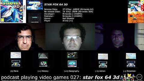 podcast playing video games 027: star fox 64 3d