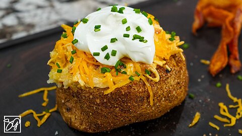 The Ultimate Chicken Stuffed Baked Potato!