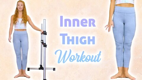 10 Min Barre Workout: Inner Thighs, Lean Legs, Barre Fitness Routine, Ballet Exercises, Banks Method
