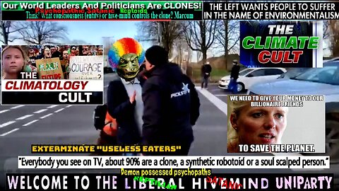 Libtard Climate Change Retard Blocking The Roadway Gets Slapped To Infinity By A Man Late For Work!