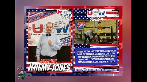 USW OFFICIAL SERIES 4 TRADING CARDS!!!