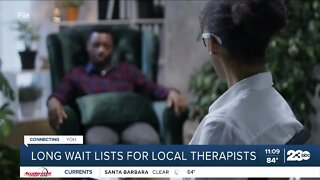 Long wait lists for local therapists