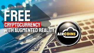 FREE Cryptocurrency Out of Thin Air! Let's try the Aircoins augmented reality crypto app