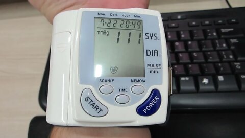 Monitor de Pressão Arterial de Pulso Totalmente Automático Happy Life HPL-100
