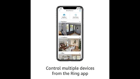 Ring Indoor Cam, Compact Plug-In HD security camera with two-way talk, White, Works with Alexa...