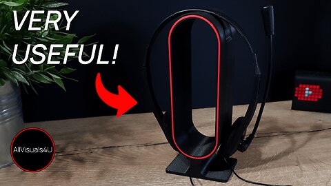 🎧 A Really Useful 3D Print - 3D Printed Headphone Stand - Headphone Holder