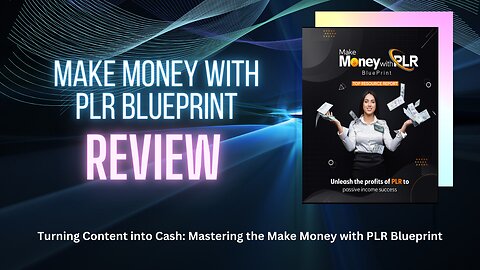 Unveiling the Chapters of This Remarkable Guide - Make Money With PLR Blueprint Demo Video