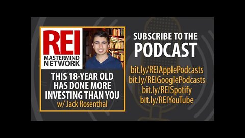 This 18-Year Old Has Done More Investing Than You with Jack Rosenthal #248 (audio podcast)